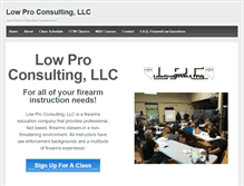 Tablet Screenshot of lowprolv.com